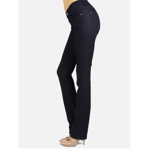 High rise dark James Jeans hunter seduction jeans
